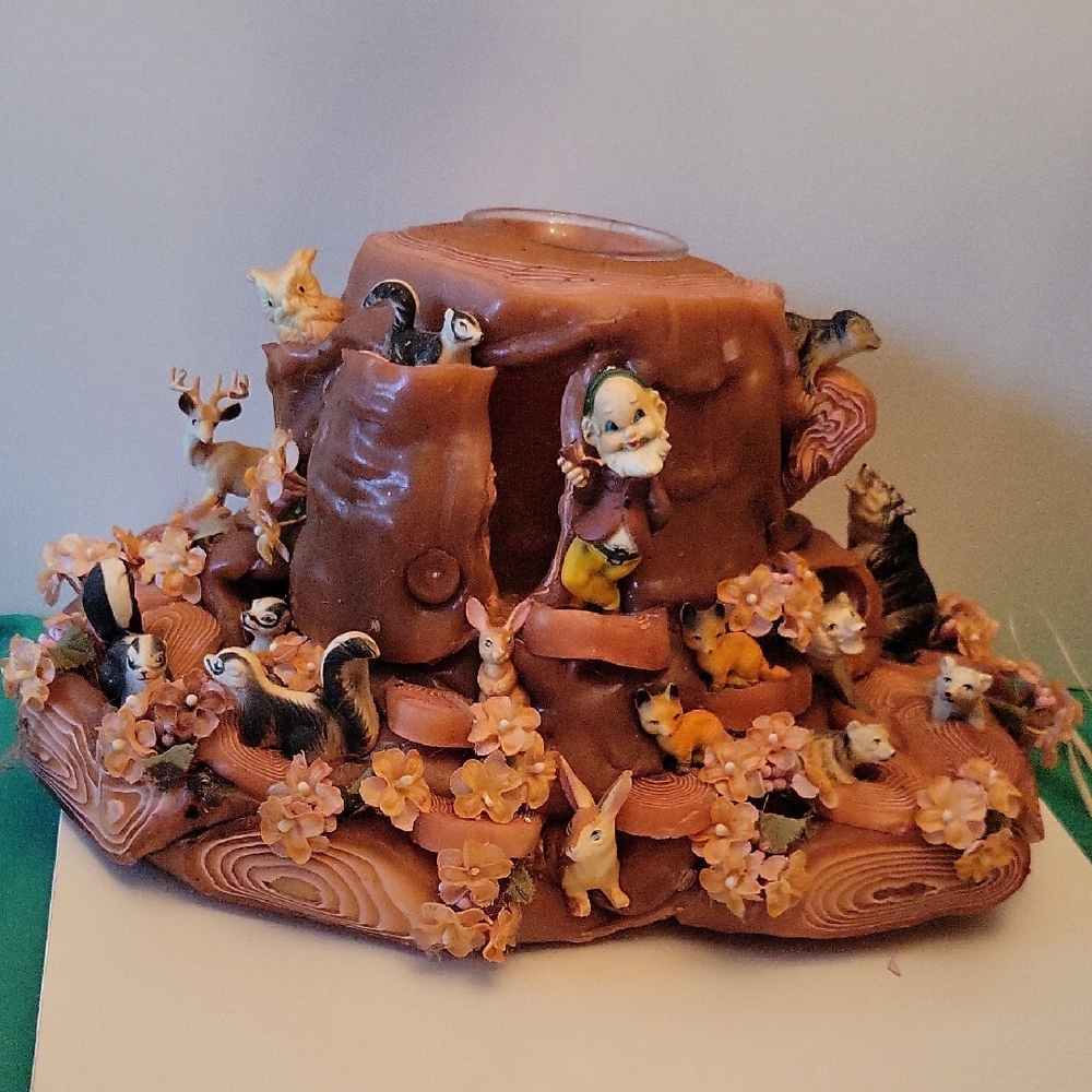 Woodland Animal Candle Holder
